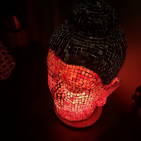 New Hand Made Mosaic Buddha Lamp From Bali ♥️ - Picture 9 of 16